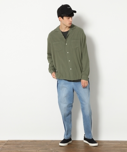 RAGEBLUE(レイジブルー)の「【抗菌防臭】ワッフルロングカットソー/748209(Tシャツ/カットソー・メンズ・オフホワイト/ホワイト/ブラック/ピンク系その他・SMALL/LARGE/MEDIUM)」の14枚目の写真