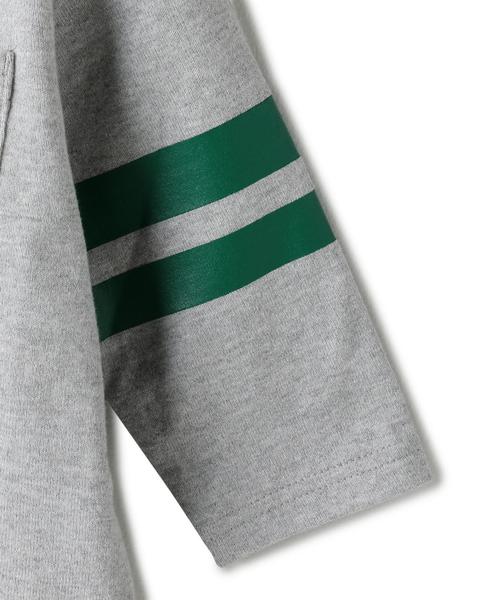 green label relaxing（グリーンレーベルリラクシング）の「【KIDS】 Vネック ビッグ Tシャツ 7L◆（Tシャツ/カットソー・キッズ・グレー/オフホワイト・135/125/105/115/95）」の13枚目の写真