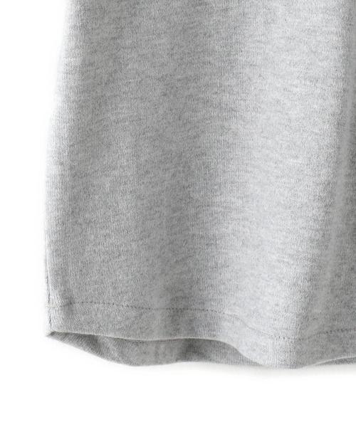 green label relaxing（グリーンレーベルリラクシング）の「【KIDS】 Vネック ビッグ Tシャツ 7L◆（Tシャツ/カットソー・キッズ・グレー/オフホワイト・135/125/105/115/95）」の14枚目の写真