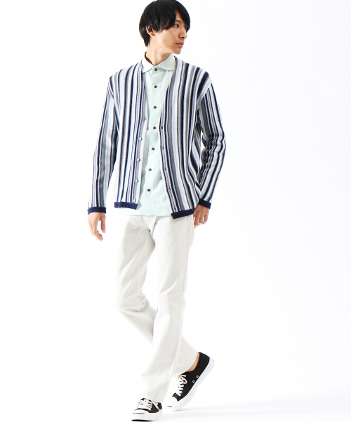 RECENCY OF MINE(リーセンシー オブ マイン)の「【Recency of Mine】フレンチリネンシャツ(シャツ/ブラウス・メンズ・オリーブ/ダークネイビー/ミント/ブルー/オフホワイト・46/50/48/44)」の7枚目の写真