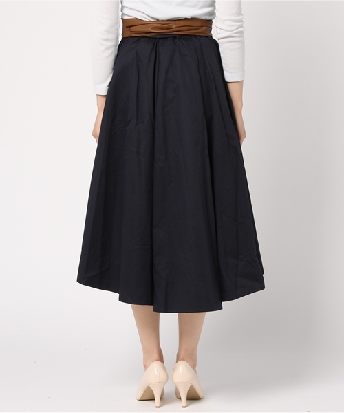 mysty woman（ミスティウーマン）の「綿ツイルイレギュラーヘムスカート（スカート・レディース・ダークネイビー/レッド/ベージュ/イエロー・FREE）」の10枚目の写真