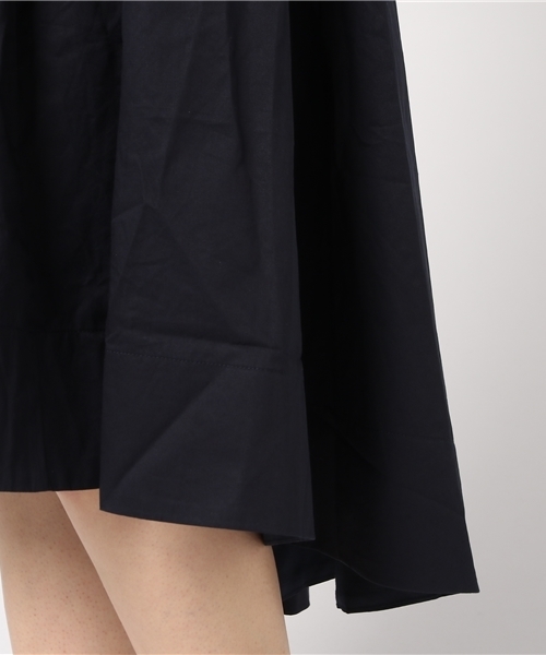 mysty woman（ミスティウーマン）の「綿ツイルイレギュラーヘムスカート（スカート・レディース・ダークネイビー/レッド/ベージュ/イエロー・FREE）」の5枚目の写真