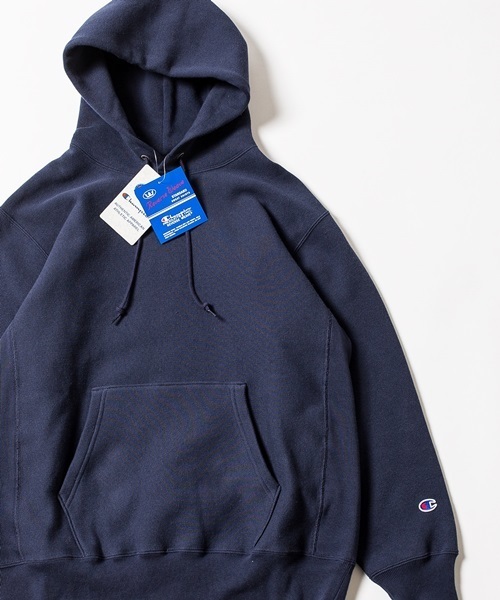 Champion（チャンピオン）の「Champion×SHIPS BLUESTORE: 別注 リバースウィーブ プルオーバーパーカー■（パーカー・メンズ・ライトグレー/ベージュ/ダークネイビー/ワインレッド・SMALL/MEDIUM/LARGE/X-LARGE）」の22枚目の写真