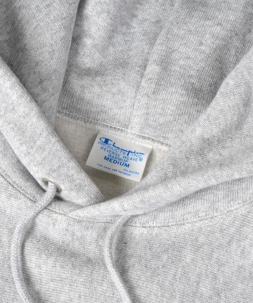 Champion（チャンピオン）の「Champion×SHIPS BLUESTORE: 別注 リバースウィーブ プルオーバーパーカー■（パーカー・メンズ・ライトグレー/ベージュ/ダークネイビー/ワインレッド・SMALL/MEDIUM/LARGE/X-LARGE）」の11枚目の写真