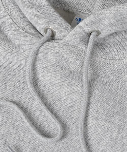 Champion（チャンピオン）の「Champion×SHIPS BLUESTORE: 別注 リバースウィーブ プルオーバーパーカー■（パーカー・メンズ・ライトグレー/ベージュ/ダークネイビー/ワインレッド・SMALL/MEDIUM/LARGE/X-LARGE）」の12枚目の写真