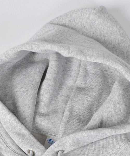 Champion（チャンピオン）の「Champion×SHIPS BLUESTORE: 別注 リバースウィーブ プルオーバーパーカー■（パーカー・メンズ・ライトグレー/ベージュ/ダークネイビー/ワインレッド・SMALL/MEDIUM/LARGE/X-LARGE）」の13枚目の写真