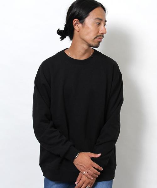 coen（コーエン）の「ビッグシルエットＴＣスウェットクルーネック（スウェット・メンズ・ブラック/コバルトブルー/イエロー/レッド・MEDIUM/SMALL/LARGE）」の11枚目の写真