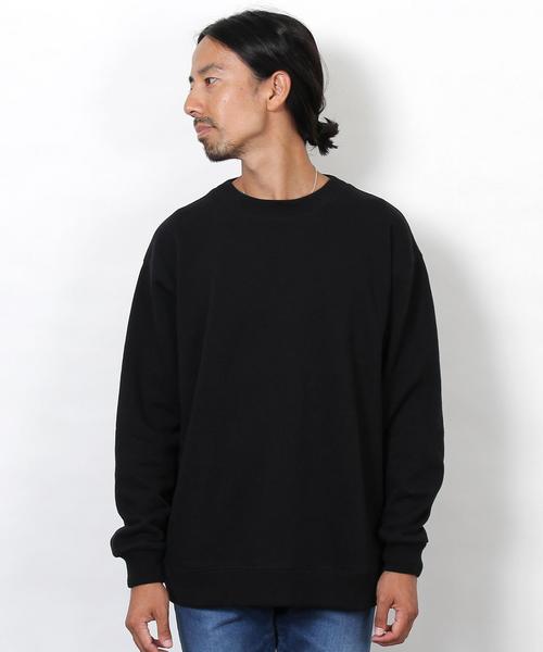 coen（コーエン）の「ビッグシルエットＴＣスウェットクルーネック（スウェット・メンズ・ブラック/コバルトブルー/イエロー/レッド・MEDIUM/SMALL/LARGE）」の12枚目の写真