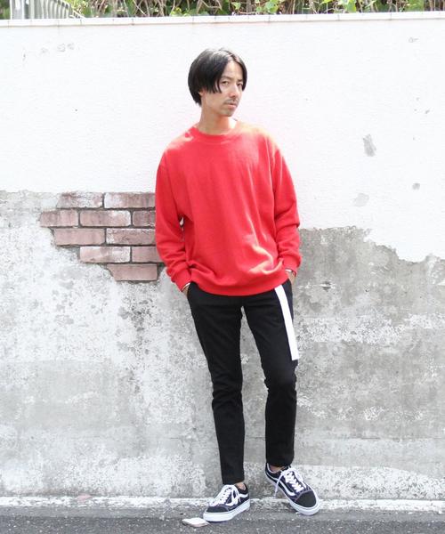 coen（コーエン）の「ビッグシルエットＴＣスウェットクルーネック（スウェット・メンズ・ブラック/コバルトブルー/イエロー/レッド・MEDIUM/SMALL/LARGE）」の10枚目の写真