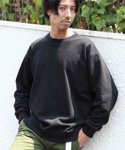 coen（コーエン）の「ビッグシルエットＴＣスウェットクルーネック（スウェット・メンズ・ブラック/コバルトブルー/イエロー/レッド・MEDIUM/SMALL/LARGE）」の17枚目の写真