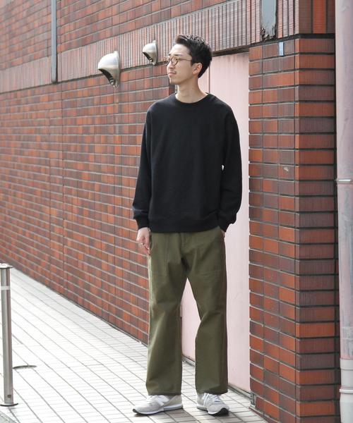 coen（コーエン）の「ビッグシルエットＴＣスウェットクルーネック（スウェット・メンズ・ブラック/コバルトブルー/イエロー/レッド・MEDIUM/SMALL/LARGE）」の21枚目の写真