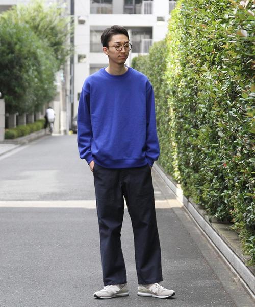 coen（コーエン）の「ビッグシルエットＴＣスウェットクルーネック（スウェット・メンズ・ブラック/コバルトブルー/イエロー/レッド・MEDIUM/SMALL/LARGE）」の22枚目の写真