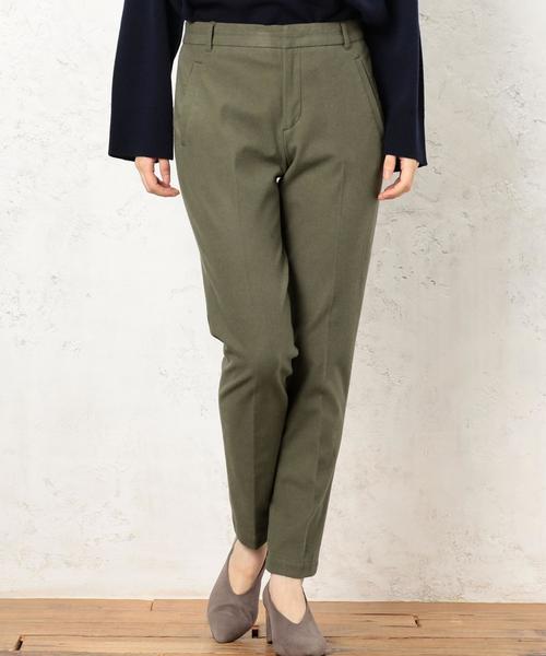 green label relaxing（グリーンレーベルリラクシング）の「KC Wライク FREE-LITCH スティックパンツ ◆（その他パンツ・レディース・ライトブルー/ブラック/モカ・40/38/36）」の2枚目の写真