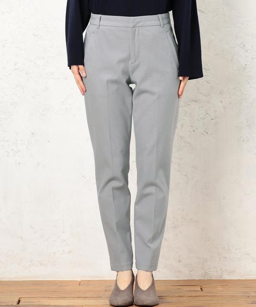 green label relaxing（グリーンレーベルリラクシング）の「KC Wライク FREE-LITCH スティックパンツ ◆（その他パンツ・レディース・ライトブルー/ブラック/モカ・40/38/36）」の5枚目の写真