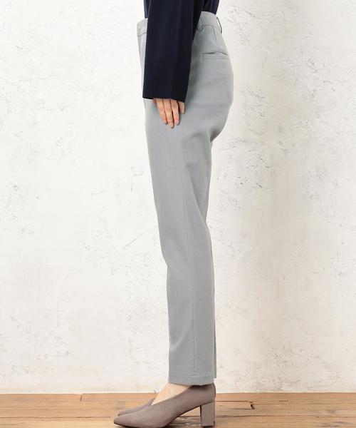 green label relaxing（グリーンレーベルリラクシング）の「KC Wライク FREE-LITCH スティックパンツ ◆（その他パンツ・レディース・ライトブルー/ブラック/モカ・40/38/36）」の6枚目の写真