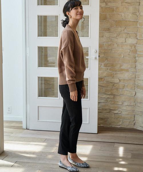 green label relaxing（グリーンレーベルリラクシング）の「KC Wライク FREE-LITCH スティックパンツ ◆（その他パンツ・レディース・ライトブルー/ブラック/モカ・40/38/36）」の18枚目の写真