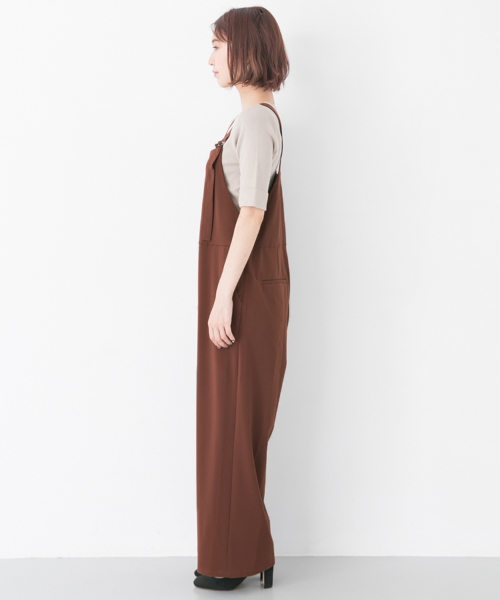 URBAN RESEARCH（アーバンリサーチ）の「ストレッチツイルサロペット（サロペット/オーバーオール・レディース・ブラック/ブラウン系その他・FREE）」の17枚目の写真