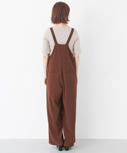 URBAN RESEARCH（アーバンリサーチ）の「ストレッチツイルサロペット（サロペット/オーバーオール・レディース・ブラック/ブラウン系その他・FREE）」の7枚目の写真