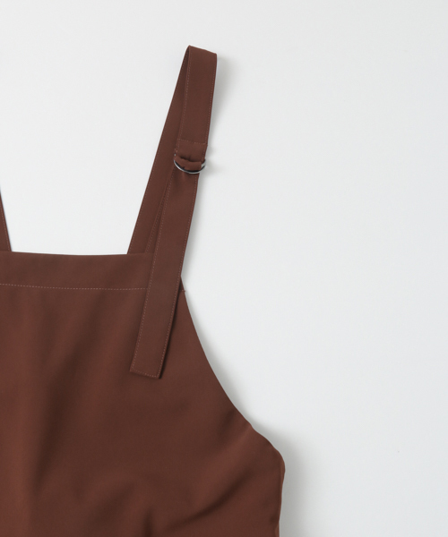 URBAN RESEARCH（アーバンリサーチ）の「ストレッチツイルサロペット（サロペット/オーバーオール・レディース・ブラック/ブラウン系その他・FREE）」の3枚目の写真