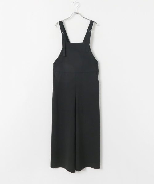 URBAN RESEARCH（アーバンリサーチ）の「ストレッチツイルサロペット（サロペット/オーバーオール・レディース・ブラック/ブラウン系その他・FREE）」の4枚目の写真