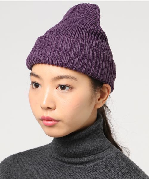 JABURO（ジャブロー）の「JABURO アゼニットキャップ ACRYL AZE WATCH（ニットキャップ/ビーニー・レディース・ブラック/ベージュ/パープル/ネイビー/レッド/オフホワイト/オリーブ/ピンク/オレンジ/ライトグリーン/マスタード/ラベンダー/オリーブドラブ/ブルー系その他/ライトパープル/ピンク系その他/ロイヤルブルー/ワイン・FREE）」の11枚目の写真