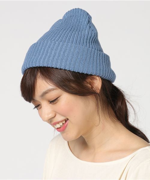 JABURO（ジャブロー）の「JABURO アゼニットキャップ ACRYL AZE WATCH（ニットキャップ/ビーニー・レディース・ブラック/ベージュ/パープル/ネイビー/レッド/オフホワイト/オリーブ/ピンク/オレンジ/ライトグリーン/マスタード/ラベンダー/オリーブドラブ/ブルー系その他/ライトパープル/ピンク系その他/ロイヤルブルー/ワイン・FREE）」の9枚目の写真