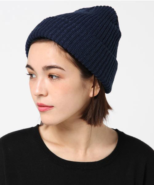 JABURO（ジャブロー）の「JABURO アゼニットキャップ ACRYL AZE WATCH（ニットキャップ/ビーニー・レディース・ブラック/ベージュ/パープル/ネイビー/レッド/オフホワイト/オリーブ/ピンク/オレンジ/ライトグリーン/マスタード/ラベンダー/オリーブドラブ/ブルー系その他/ライトパープル/ピンク系その他/ロイヤルブルー/ワイン・FREE）」の8枚目の写真