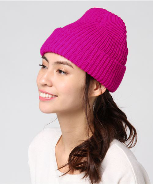 JABURO（ジャブロー）の「JABURO アゼニットキャップ ACRYL AZE WATCH（ニットキャップ/ビーニー・レディース・ブラック/ベージュ/パープル/ネイビー/レッド/オフホワイト/オリーブ/ピンク/オレンジ/ライトグリーン/マスタード/ラベンダー/オリーブドラブ/ブルー系その他/ライトパープル/ピンク系その他/ロイヤルブルー/ワイン・FREE）」の14枚目の写真