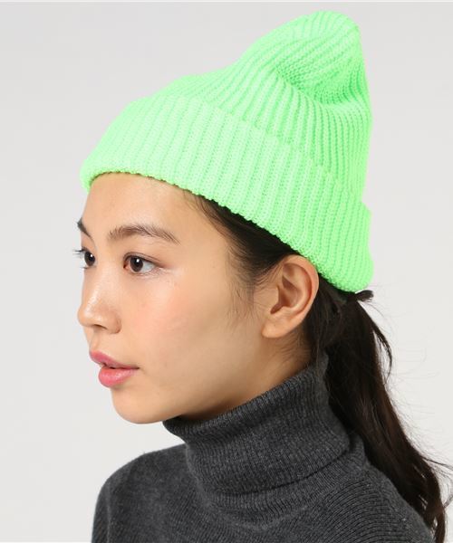 JABURO（ジャブロー）の「JABURO アゼニットキャップ ACRYL AZE WATCH（ニットキャップ/ビーニー・レディース・ブラック/ベージュ/パープル/ネイビー/レッド/オフホワイト/オリーブ/ピンク/オレンジ/ライトグリーン/マスタード/ラベンダー/オリーブドラブ/ブルー系その他/ライトパープル/ピンク系その他/ロイヤルブルー/ワイン・FREE）」の6枚目の写真