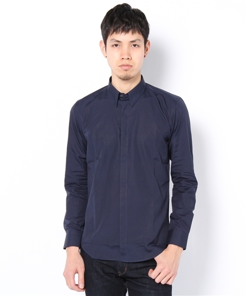 JOHN LAWRENCE SULLIVAN（ジョンローレンスサリバン）の「JOHN LAWRENCE SULLIVAN レギュラー比翼シャツ（シャツ/ブラウス・メンズ・ホワイト/ブラック/ネイビー・34/36/38/40）」の22枚目の写真