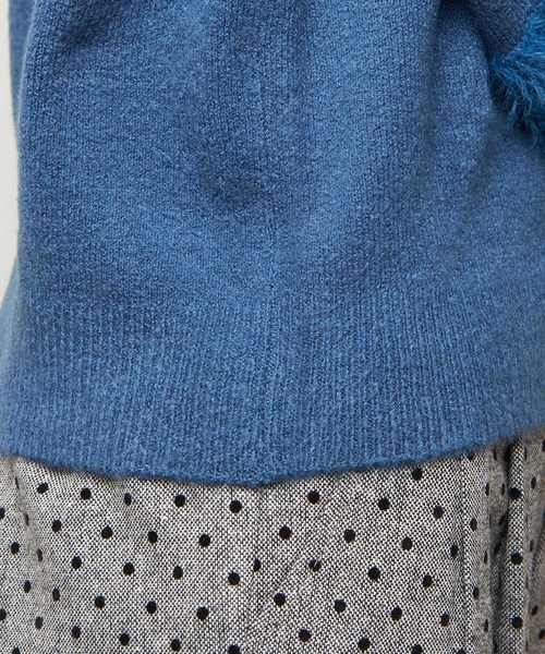 natural couture（ナチュラルクチュール）の「ふわふわ袖シャギーニット（ニット/セーター・レディース・ベージュ/ブルー/アイボリー/ボルドー・FREE）」の16枚目の写真