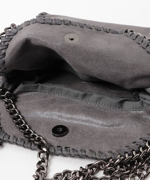 florist（フローリスト）の「ポーチ付き2WAYチェーンショルダーバック＆ハンドバック（ハンドバッグ・レディース・ネイビー/グレー/シルバー/ベージュ/ゴールド/ブラック・FREE）」の15枚目の写真