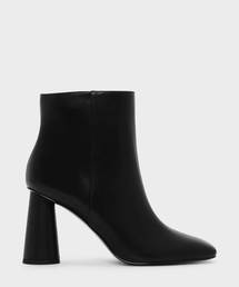 CHARLES & KEITH | スクエアトゥカフブーツ / SQUARE TOE CALF BOOTS(ブーツ)