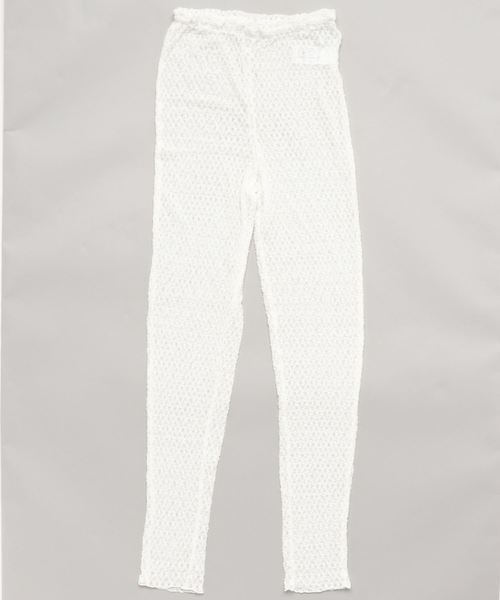 SLOBE IENA（スローブイエナ）の「レースレギンス◆（レギンス/スパッツ・レディース・ホワイト/ブラック/ベージュ・FREE）」の5枚目の写真