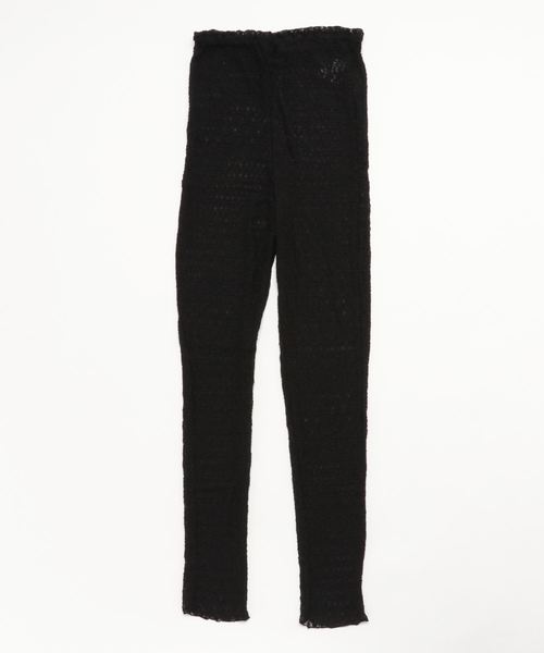 SLOBE IENA（スローブイエナ）の「レースレギンス◆（レギンス/スパッツ・レディース・ホワイト/ブラック/ベージュ・FREE）」の6枚目の写真