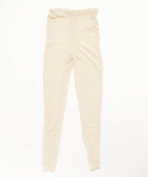 SLOBE IENA（スローブイエナ）の「レースレギンス◆（レギンス/スパッツ・レディース・ホワイト/ブラック/ベージュ・FREE）」の7枚目の写真