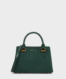 CHARLES & KEITH | クラシックトップハンドルハンドバッグ / Classic Top Handle Handbag(ハンドバッグ)