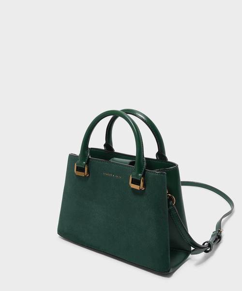 CHARLES & KEITH（チャールズ & キース）の「クラシックトップハンドルハンドバッグ / Classic Top Handle Handbag（ハンドバッグ・レディース・ダークグリーン/マスタード/ベビーピンク/プラム・M）」の17枚目の写真