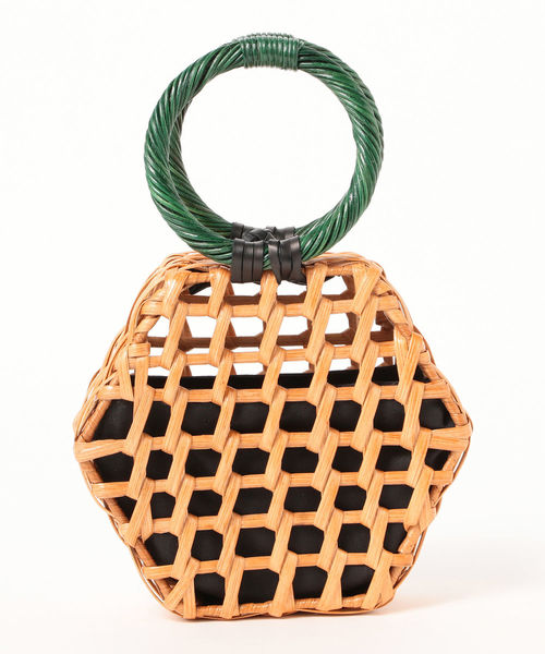 EFFE BEAMS（エッフェビームス）の「ARANAZ / ヘキサゴン カゴバッグ