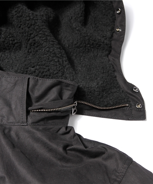 ESTNATION（エストネーション）の「ESTNATION A SPECIAL BLEND WITH MARVY JAMOKE ライニング取り外しモッズコート（モッズコート・メンズ・オリーブ/ブラック・SMALL/LARGE/MEDIUM）」の13枚目の写真