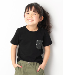 devirock（デビロック）の「柄ポケットクルーネックTシャツ（Tシャツ/カットソー・キッズ）」
