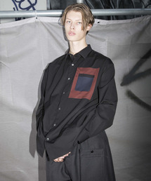 【liberum】スクエアポケットシャツ