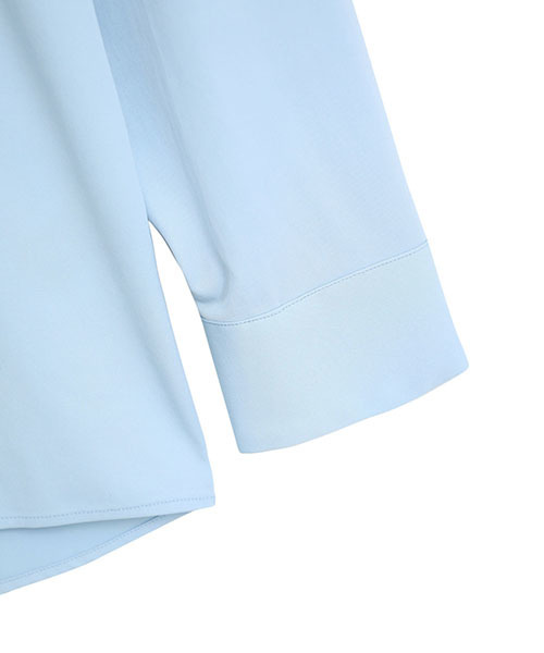 liberum（リベルム）の「【liberum】スクエアポケットシャツ（シャツ/ブラウス・メンズ・ブラック/サックスブルー・1/2）」の6枚目の写真