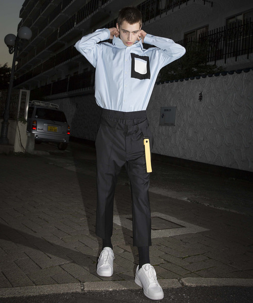 liberum（リベルム）の「【liberum】スクエアポケットシャツ（シャツ/ブラウス・メンズ・ブラック/サックスブルー・1/2）」の12枚目の写真