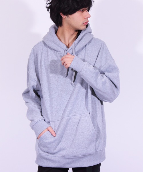 ８(eight)（エイト）の「ビッグパーカー プルオーバー（パーカー・メンズ・ホワイト/ブラック/ネイビー/グレー/レッド・FREE）」の3枚目の写真