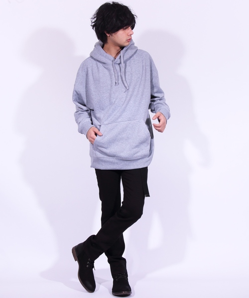 ８(eight)（エイト）の「ビッグパーカー プルオーバー（パーカー・メンズ・ホワイト/ブラック/ネイビー/グレー/レッド・FREE）」の21枚目の写真