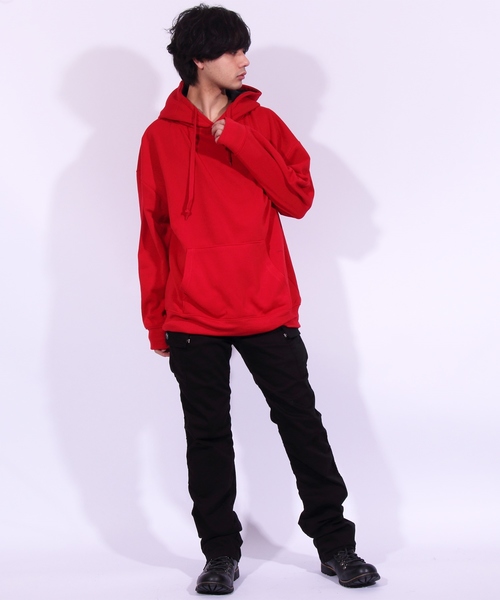 ８(eight)（エイト）の「ビッグパーカー プルオーバー（パーカー・メンズ・ホワイト/ブラック/ネイビー/グレー/レッド・FREE）」の15枚目の写真