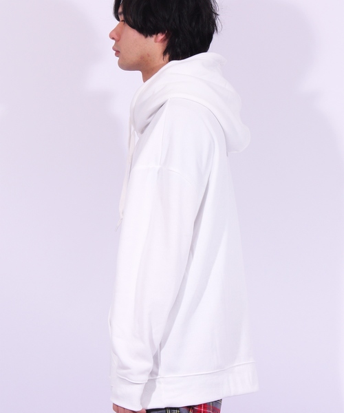 ８(eight)（エイト）の「ビッグパーカー プルオーバー（パーカー・メンズ・ホワイト/ブラック/ネイビー/グレー/レッド・FREE）」の11枚目の写真
