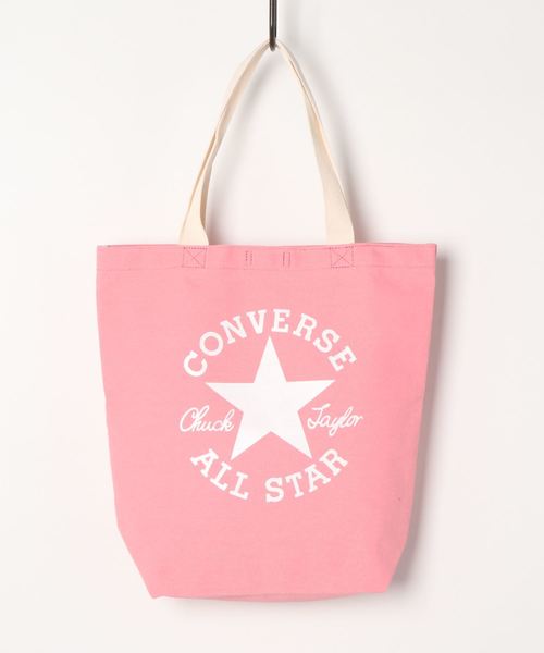 CONVERSE（コンバース）の「CONVERSE/PIGMENT TOTE BAG（トートバッグ・メンズ・ブラック/ベージュ/ネイビー/ピンク・FREE）」の4枚目の写真