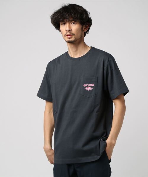 rip curl(リップカール)の「半袖Tシャツ RIPCURL T01-307(Tシャツ/カットソー・メンズ・ホワイト/チャコール・M/L/XL)」の1枚目の写真